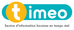 TIMEO, l'information en temps réel Logo TIMEO